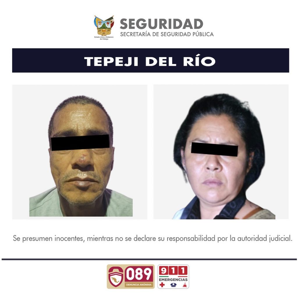 Presuntos narcomenudistas de Tepeji del Río.